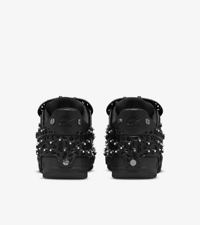 Womenâs Air Force 1 with SwarovskiÂ® retroreflective crystals 'Triple Black' (CV7668-001) Release 